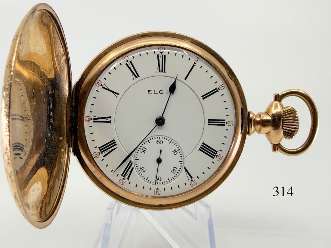 Elgin "B. W. Raymond" Pocket Watch (1 of 4)
