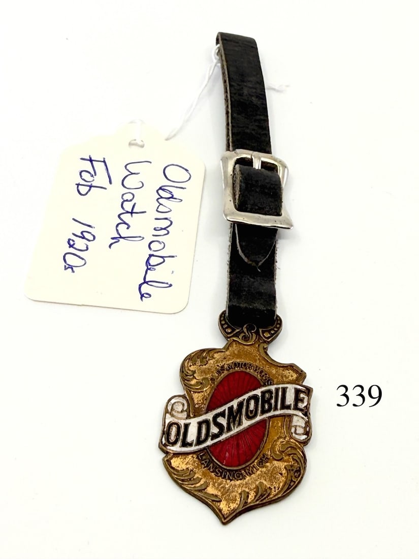Oldsmobile Watch Fob: With strap.