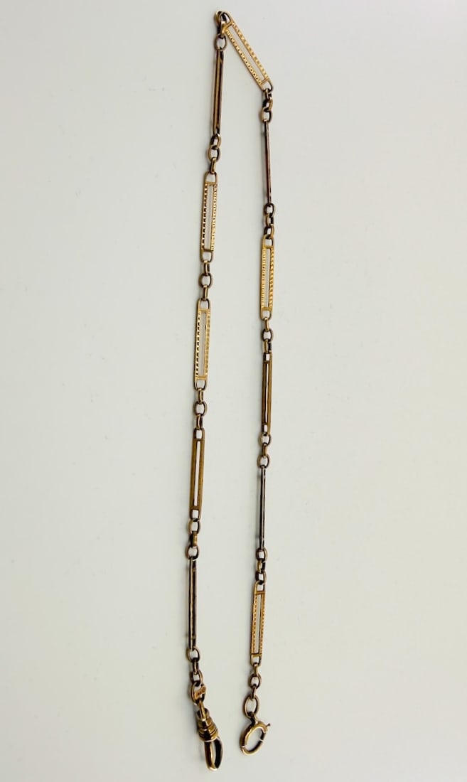 14k 12" Pocket Watch Chain (1 of 3)