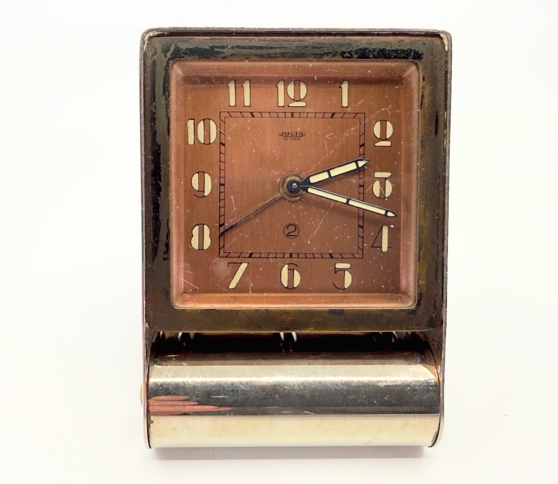 Jaeger Art Deco Travel Alarm Clock (1 of 4)