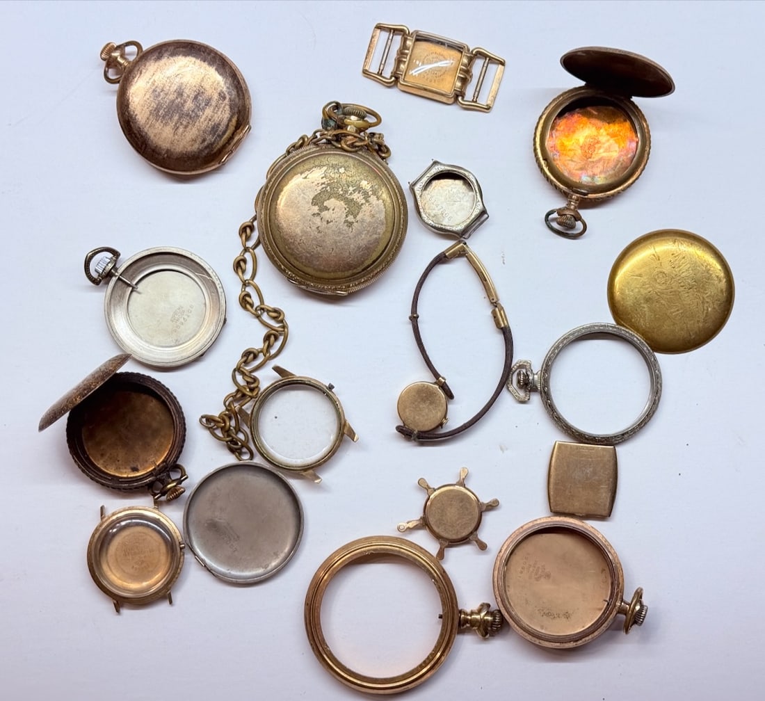 Group of Watch Parts and Cases (1 of 1)