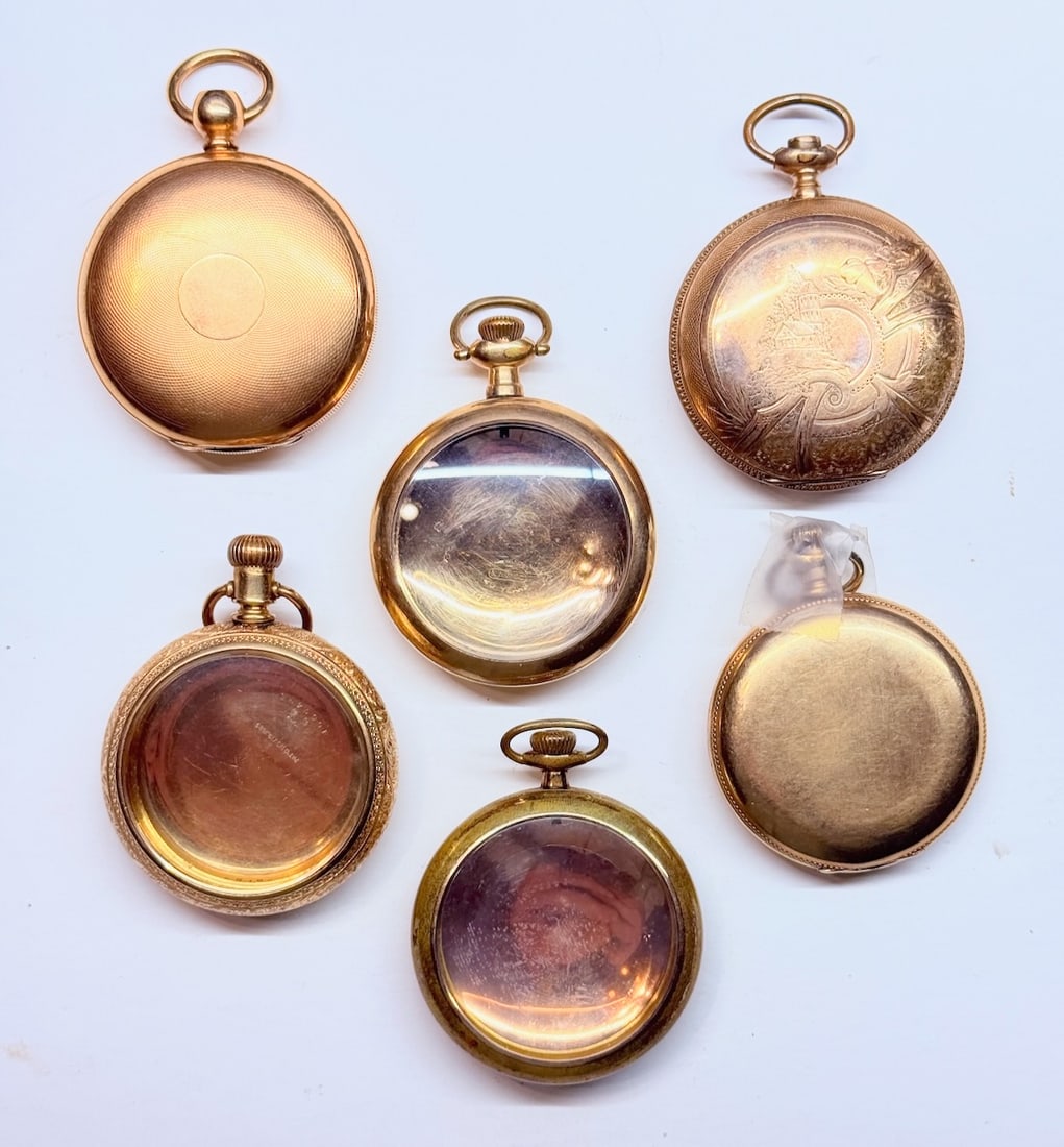 6 Large Pocket Watch Cases (1 of 1)