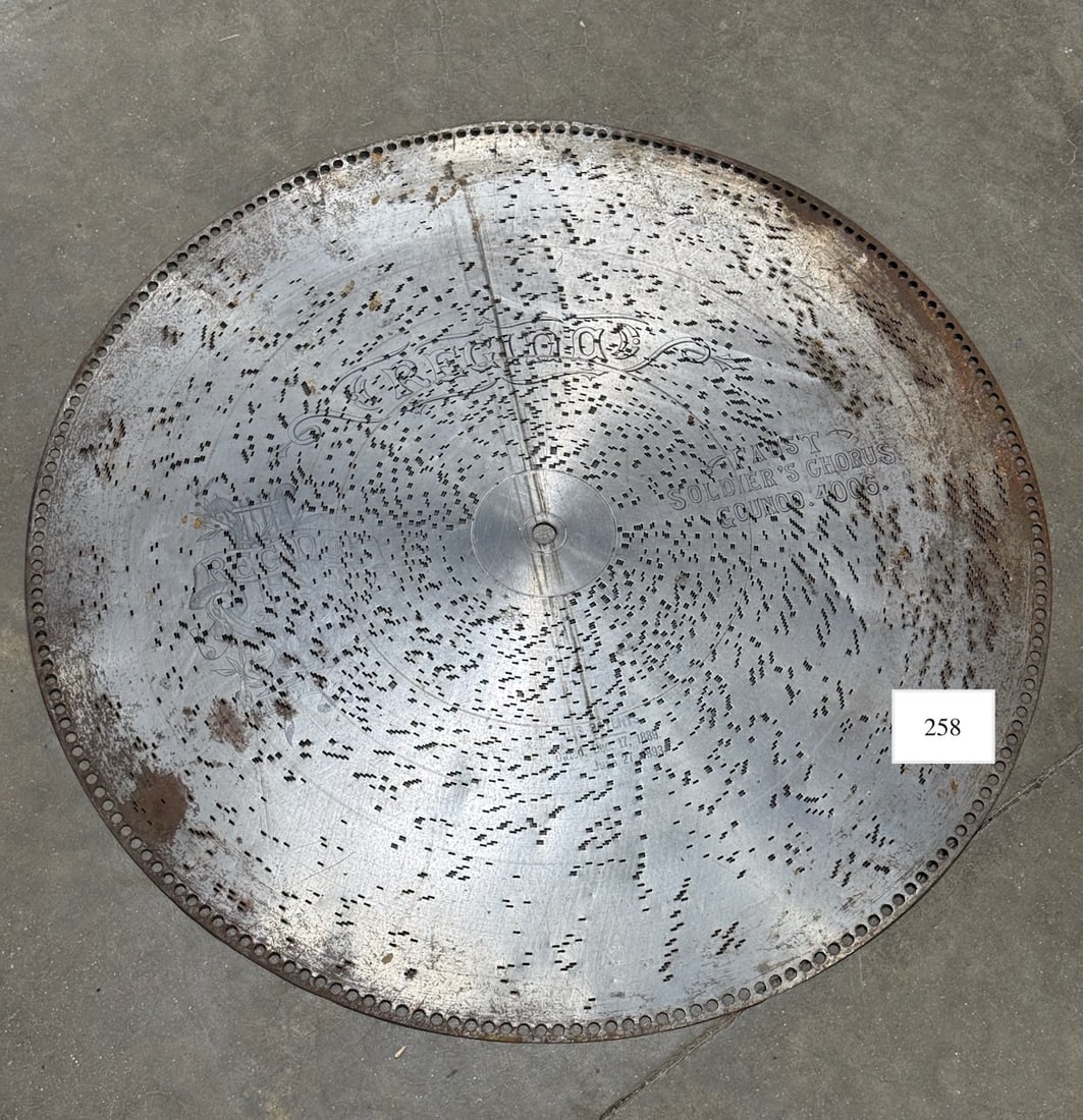 11 27" Regina Music Discs: One Lot.