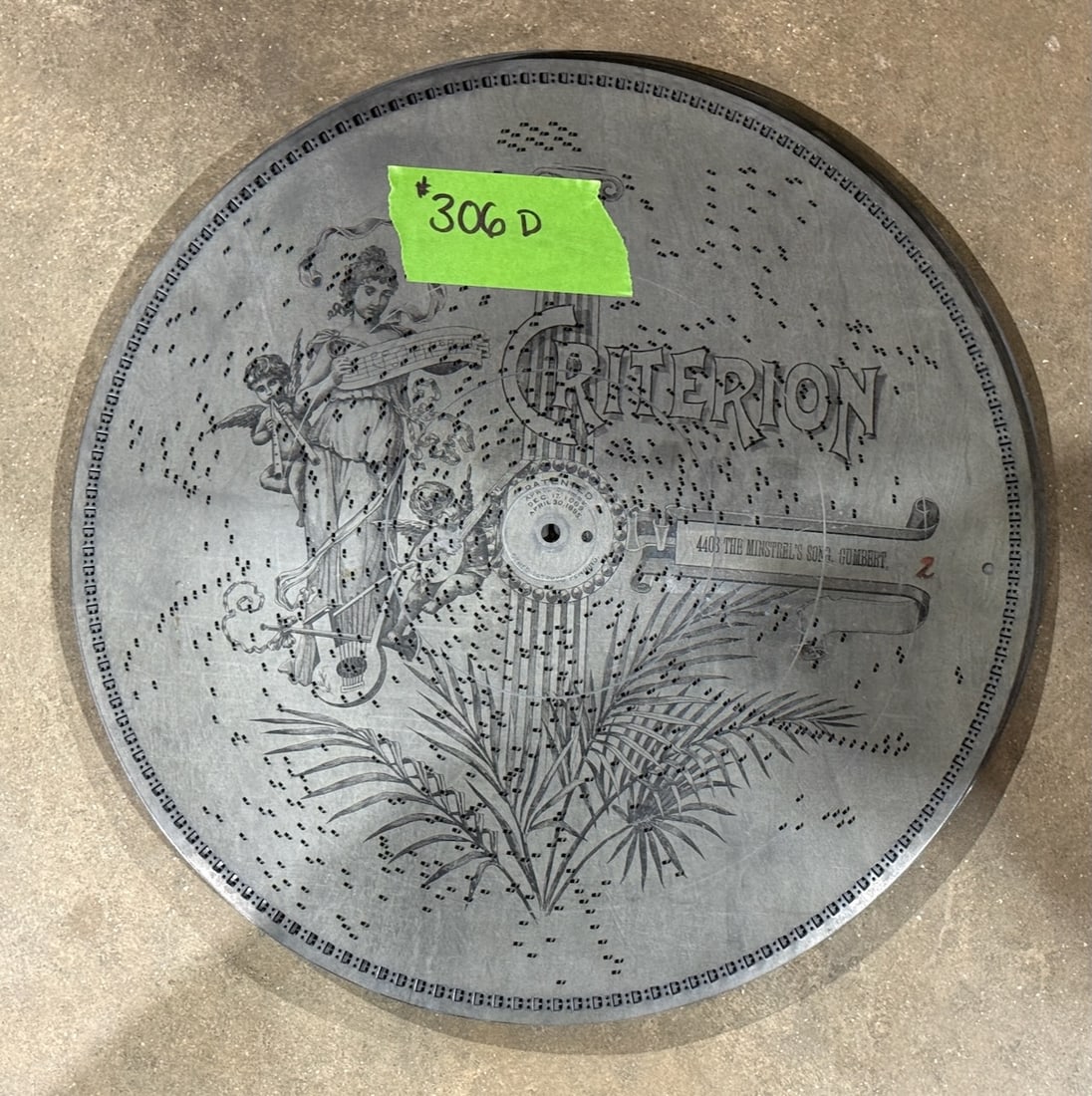 11 - 15-3/4" Music Discs: One lot