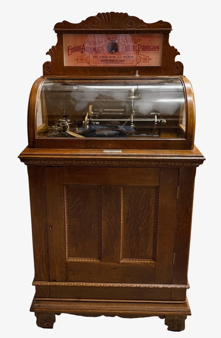 Rare Edison Ajax Coin Operated Cylinder Phonograph (1 of 10)