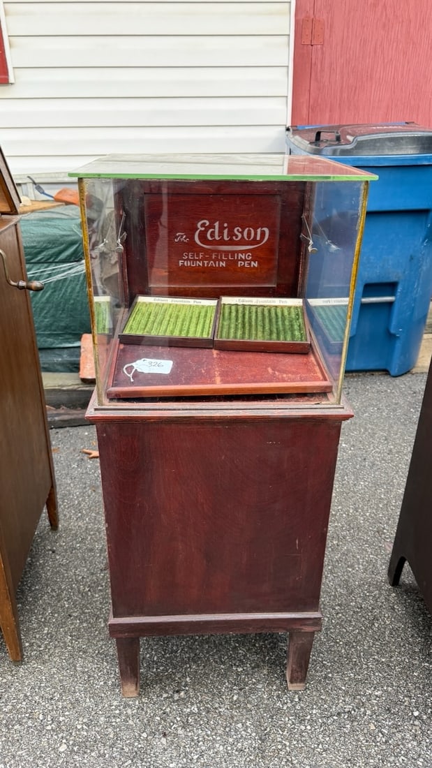 Rare Edison Fountain Pen Cabinet (1 of 4)