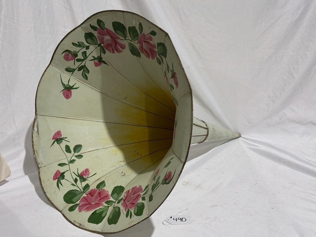 Painted Phonograph Horn (1 of 2)