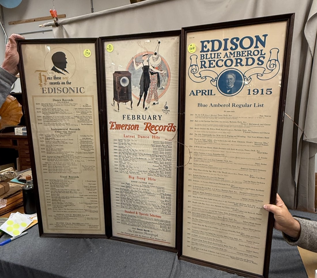 Store Record Signs, 3 total (1 of 2)