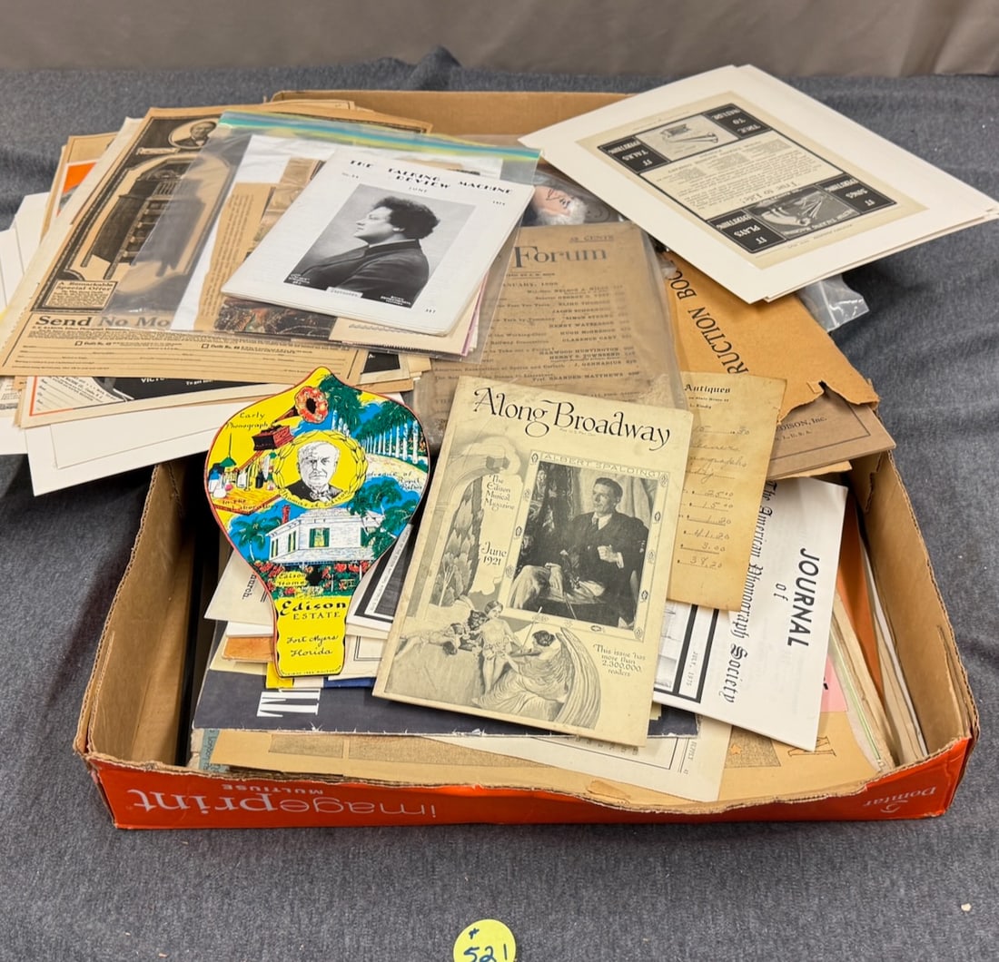 Group of paper including reference items (1 of 2)