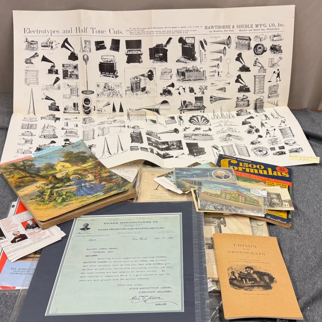 Group of paper including reference items (1 of 3)