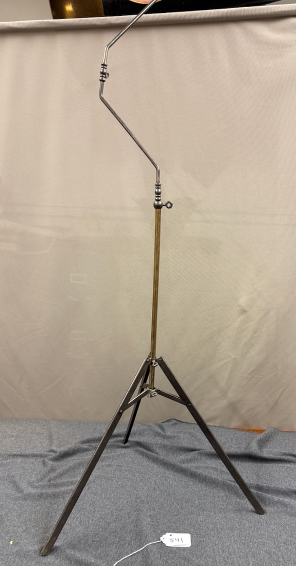 Floor Model Phonograph Horn Crane: 2 piece.