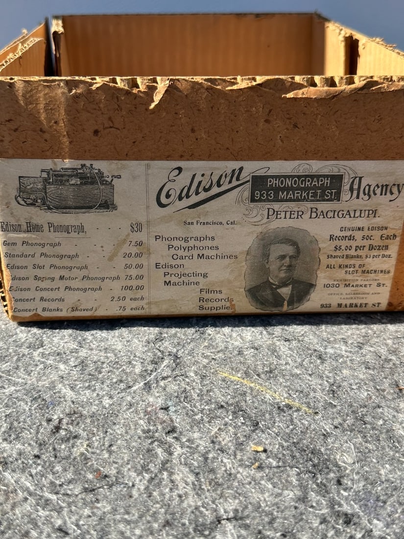 Peter "Bacigalupi" Cardboard Shipping Box (1 of 2)