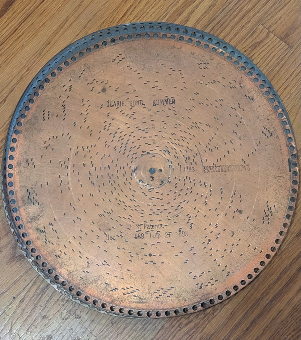 10 15-1/2" Regina Music Discs: One Lot.