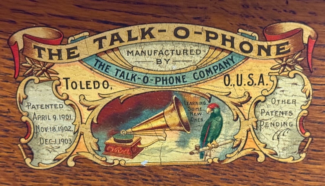 Talkophone phonograph case - 2