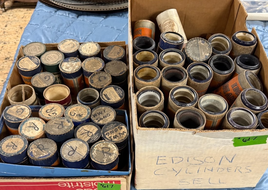 78 Cylinder Records: One Lot.