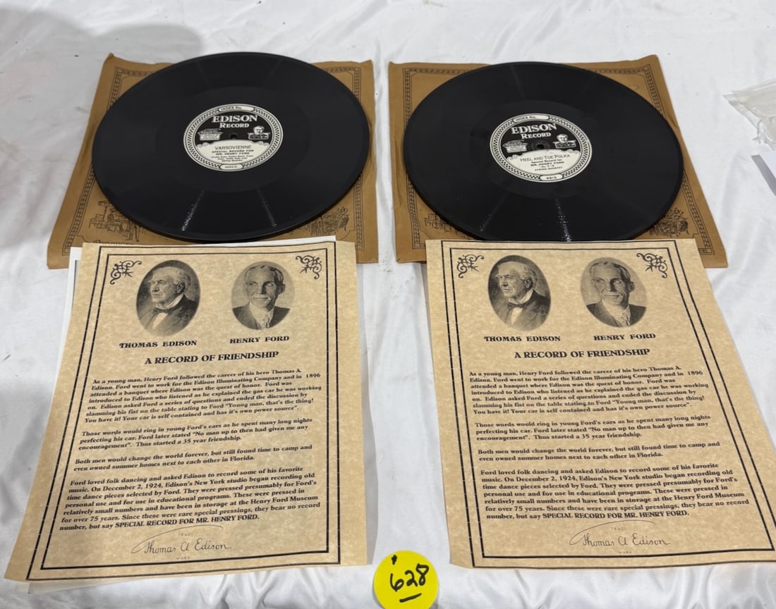 (2) Special Edison Diamond Disc Henry Ford Records (1 of 5)