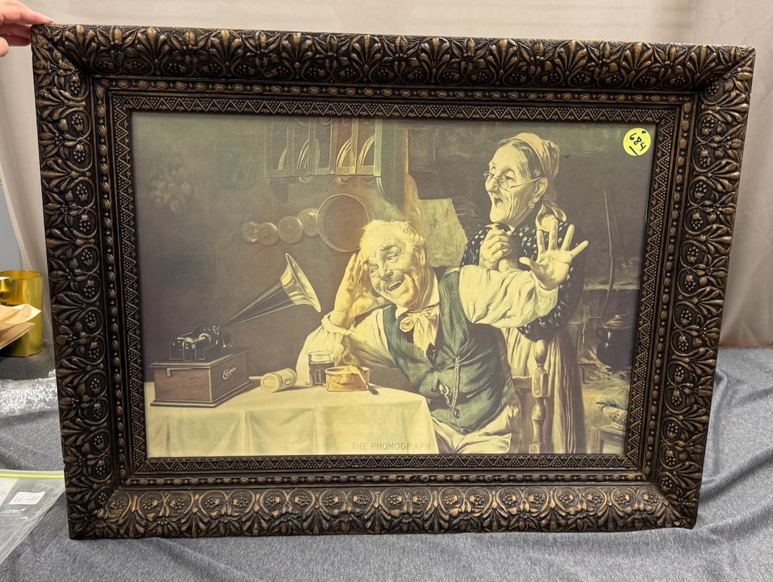 Framed Print "The Phonograph" (1 of 1)