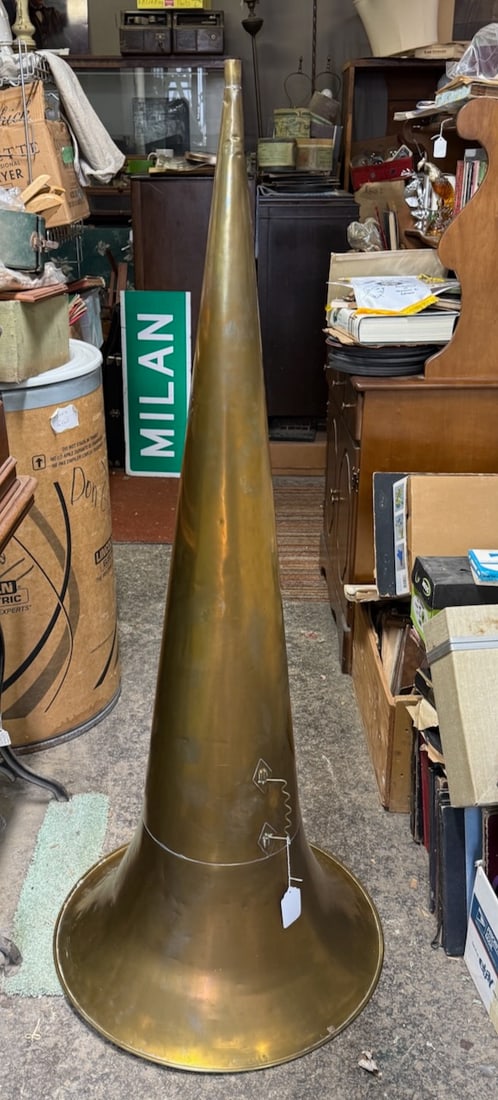 All Brass Large Phonograph Horn (1 of 1)