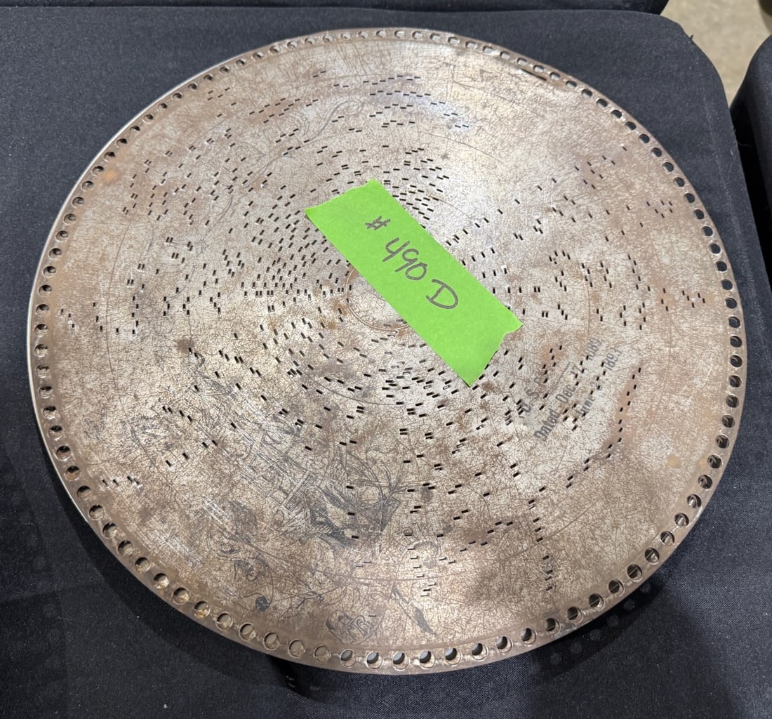 11 15-1/2" Regina Music Discs: One Lot