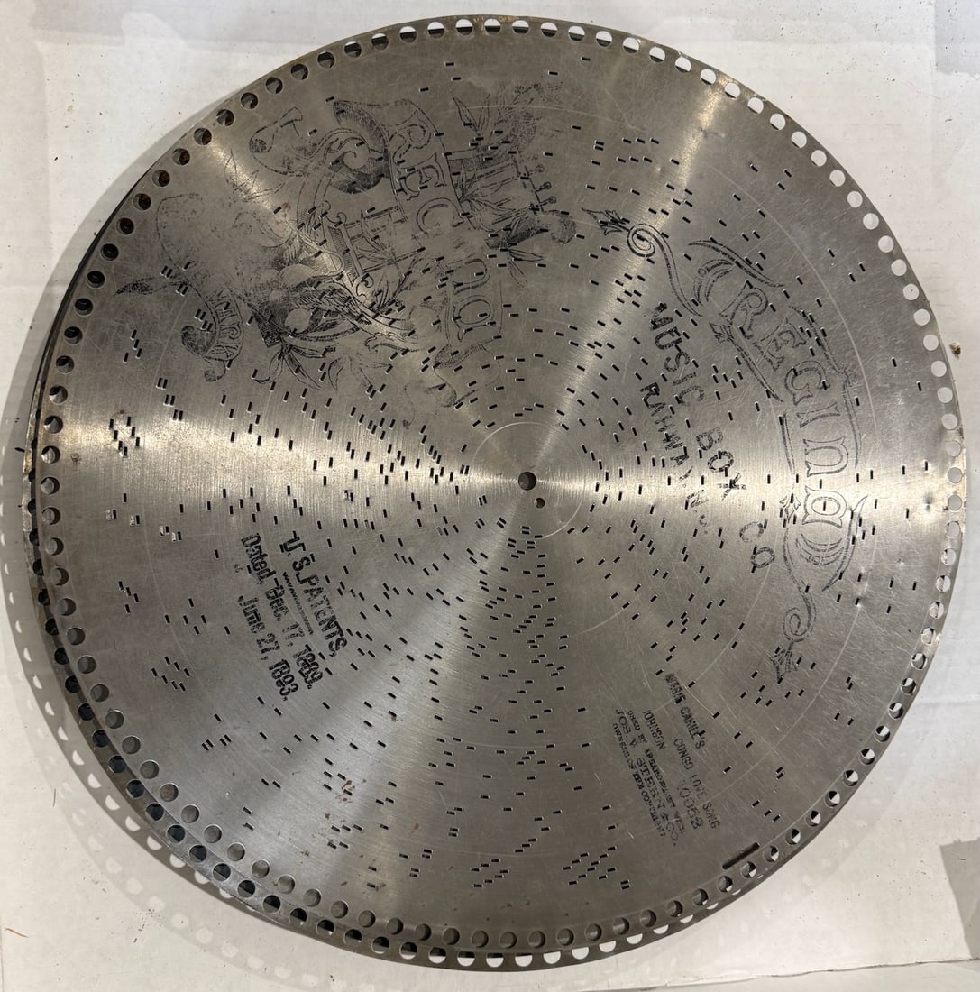 13 15-1/2" Regina Music Discs: One Lot