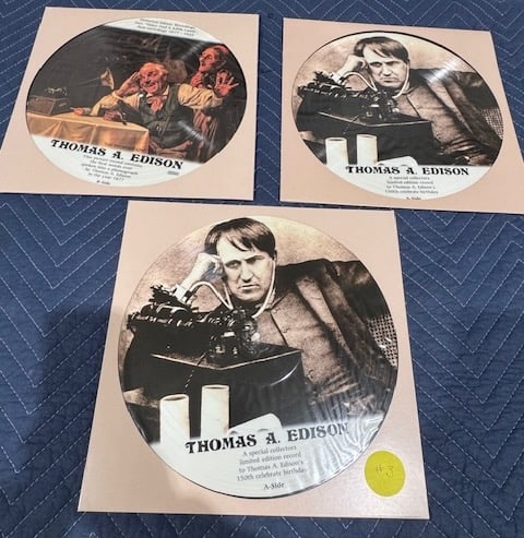 3 Edison Picture Records: Collector's Editions