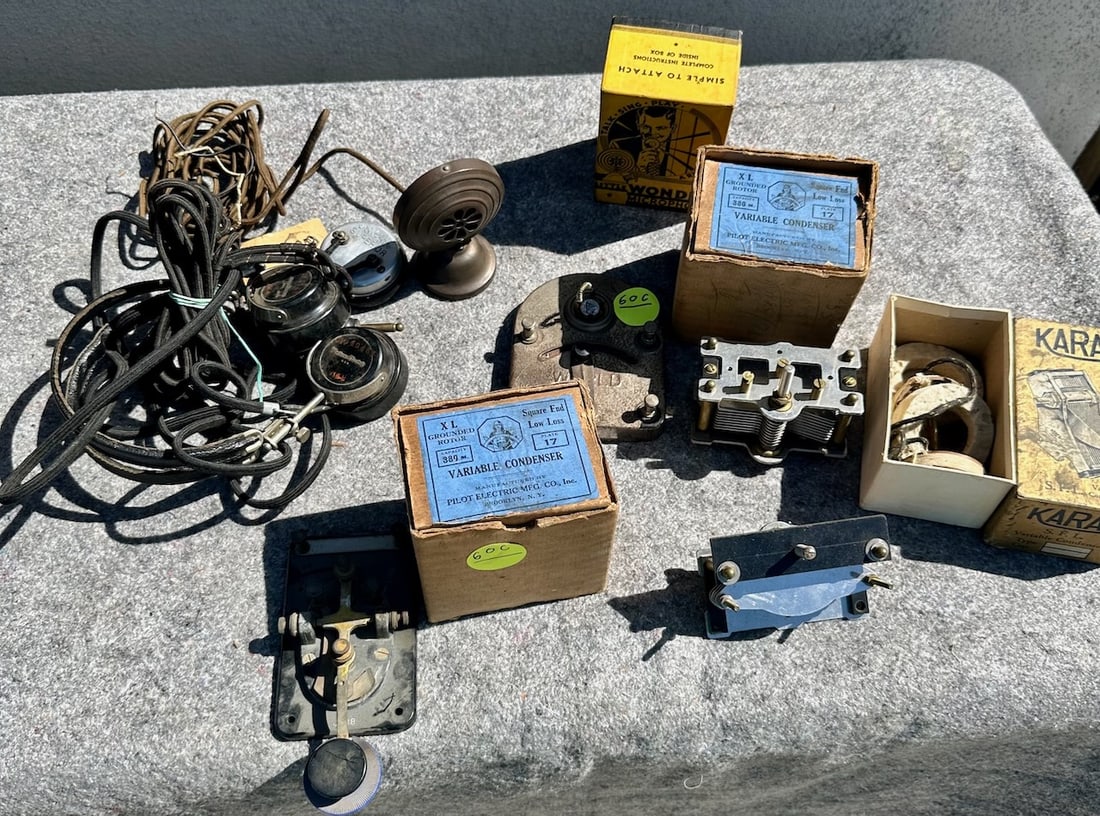 Group of Radio Parts: One Lot.