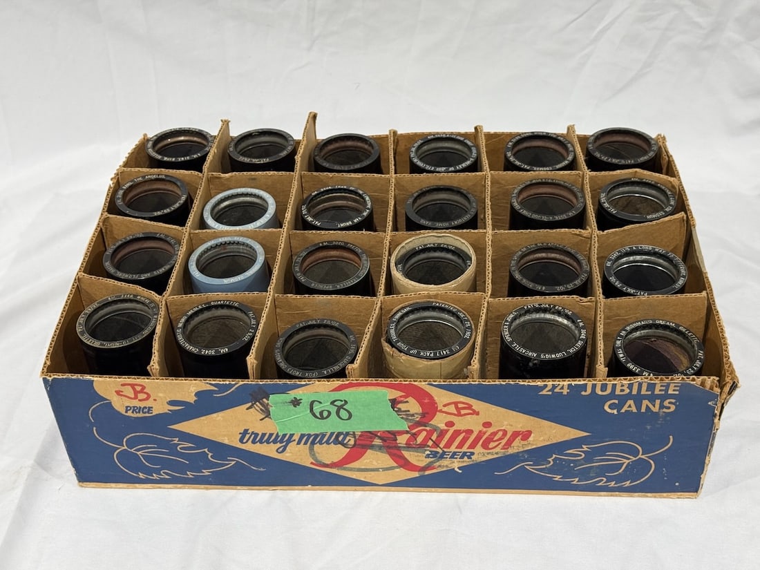 24 Indestructible Cylinder Records: One Lot.