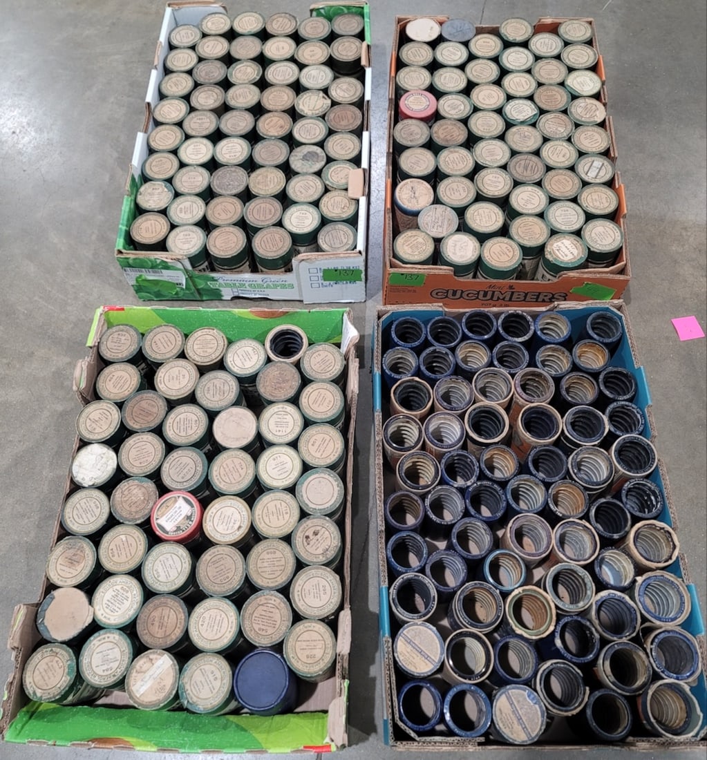 208 Cylinder Records: Most in boxes. One Lot