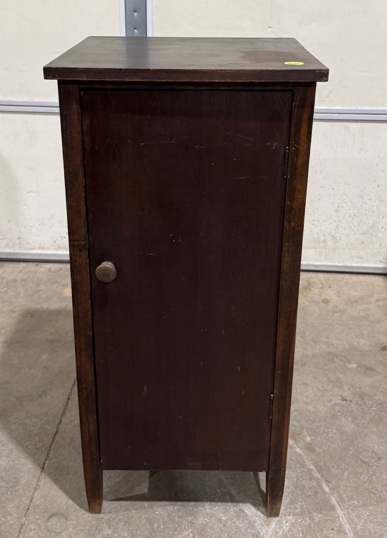 Mahogany Single Door Sheet Music Cabinet (1 of 2)