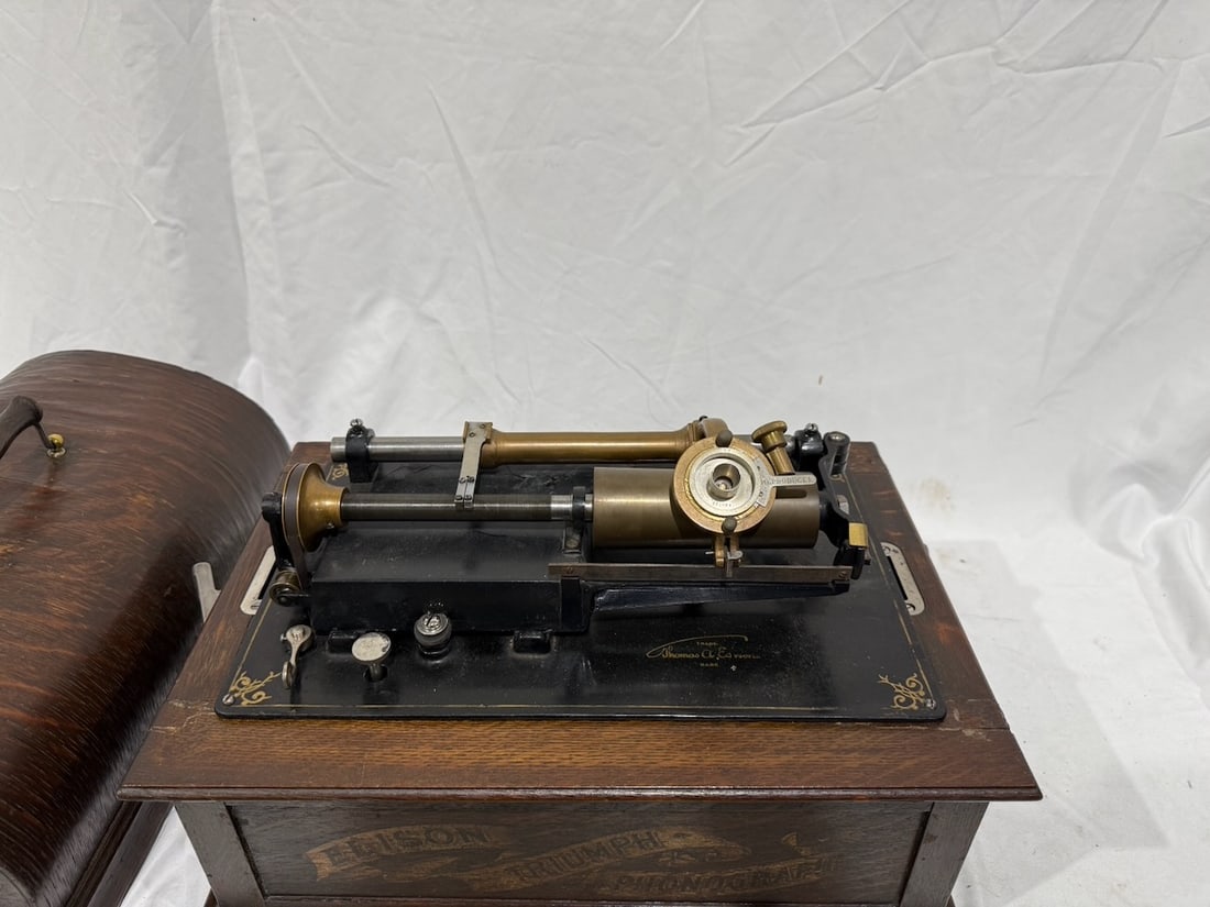 Edison Triumph Prototype? Cylinder Phonograph - 2
