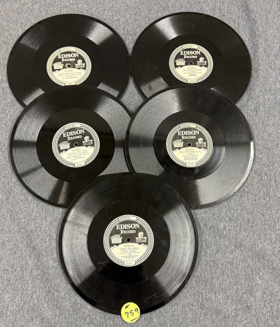 Group of Edison 52000 Diamond Disc Records (1 of 2)