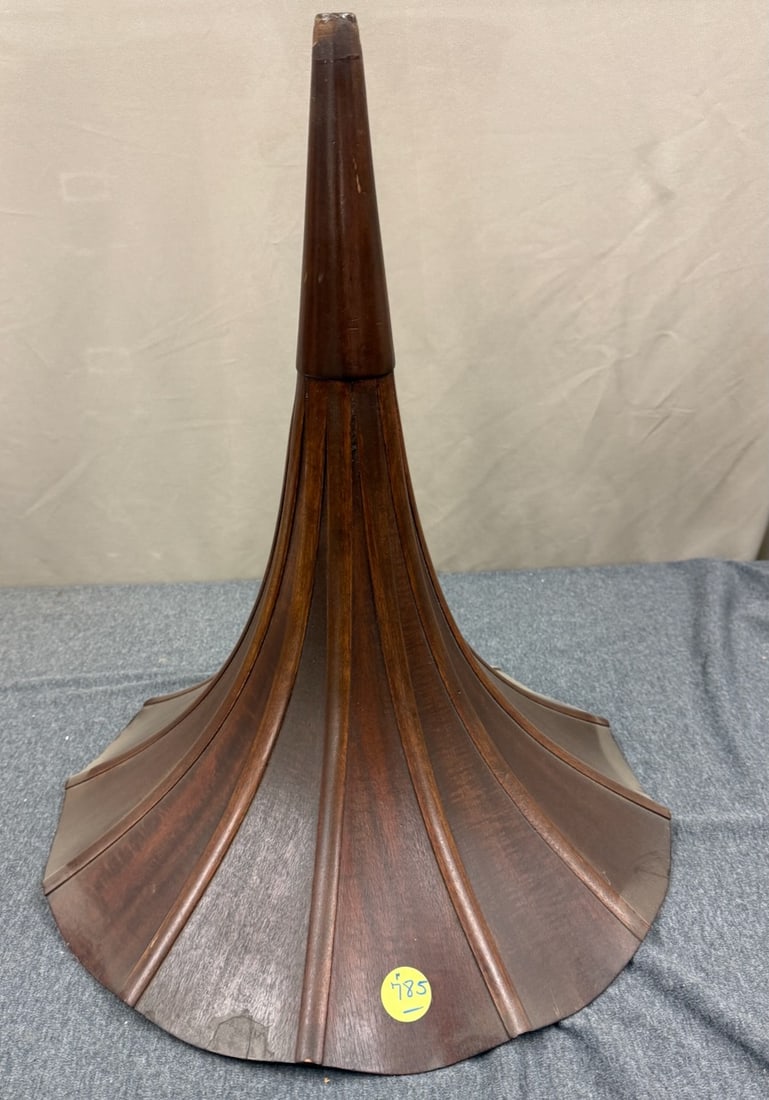 Mahogany wooden Panel Morning Glory Horn (1 of 2)