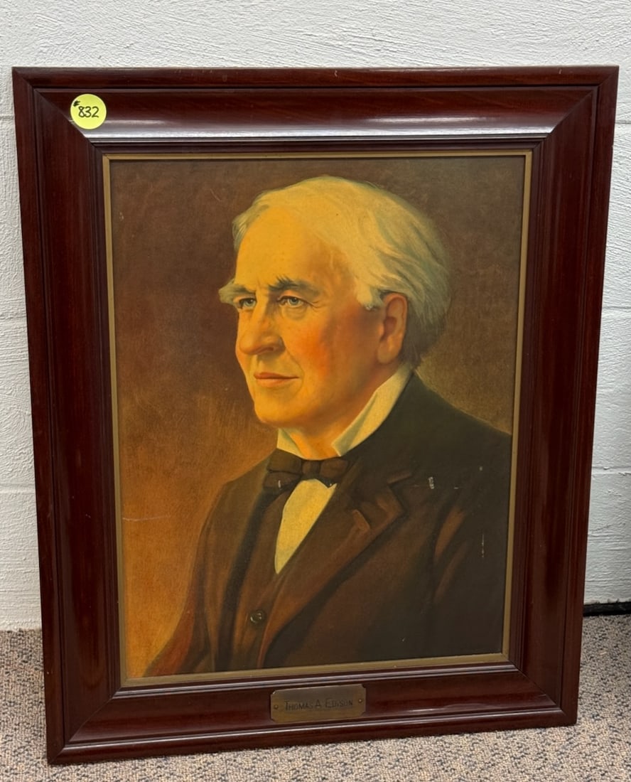 Thomas Edison Portrait on Board (1 of 2)