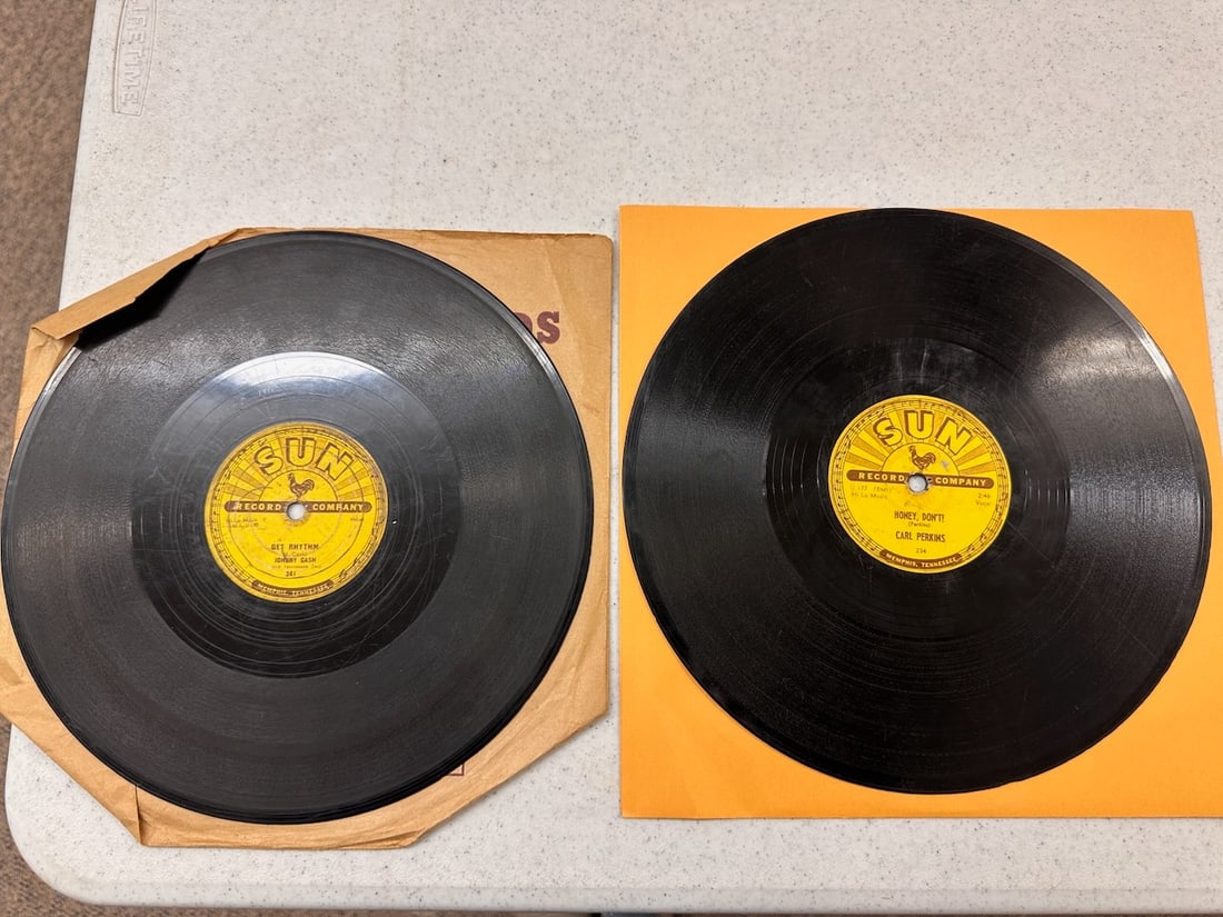 2 Sun label Record Discs (1 of 2)