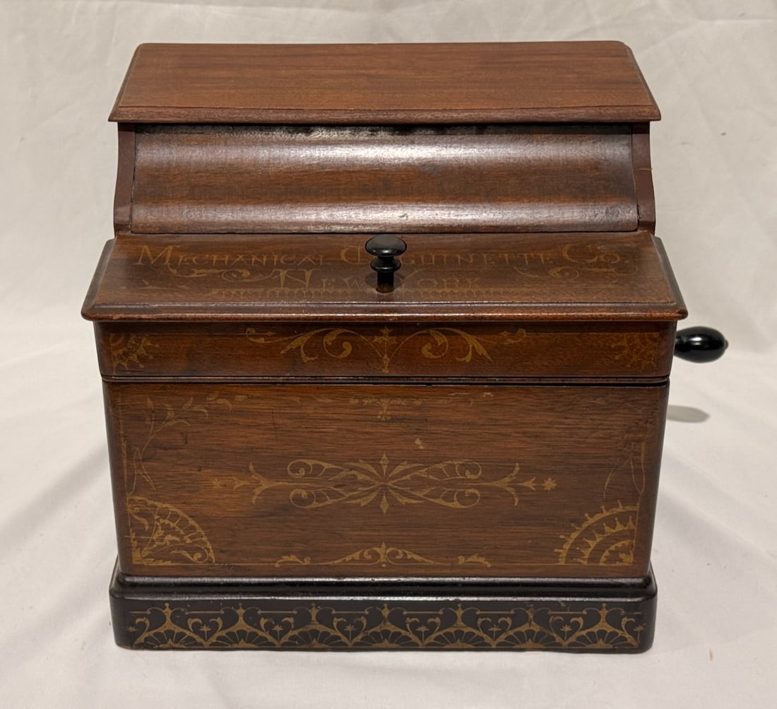 Mechanical Orguninette Paper Roll Organ: One roll included