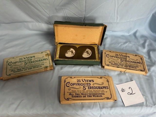 Approximately 100 Stereoscope Cards: The Most Interesting Sights of the World