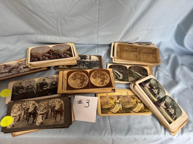 Approximately 120 Stereoscope Cards: Including a "Courting Set"