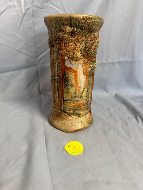 Weller Pottery Forest Vase: 8-1/4" x 4"