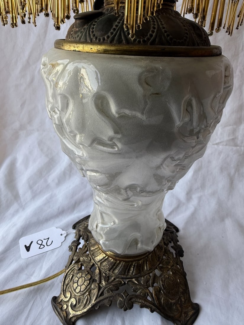 Antique Parlor Lamp - 2
