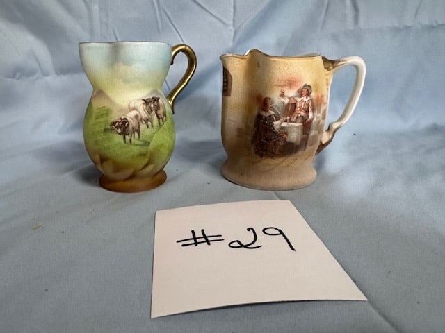 2 Royal Bayreuth Tapestry Pitchers (1 of 1)