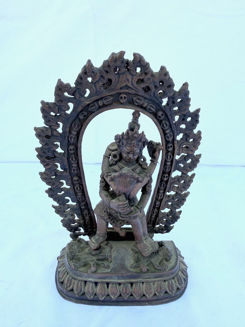 Buddhist Bronze Statue "Union Pose" - 2