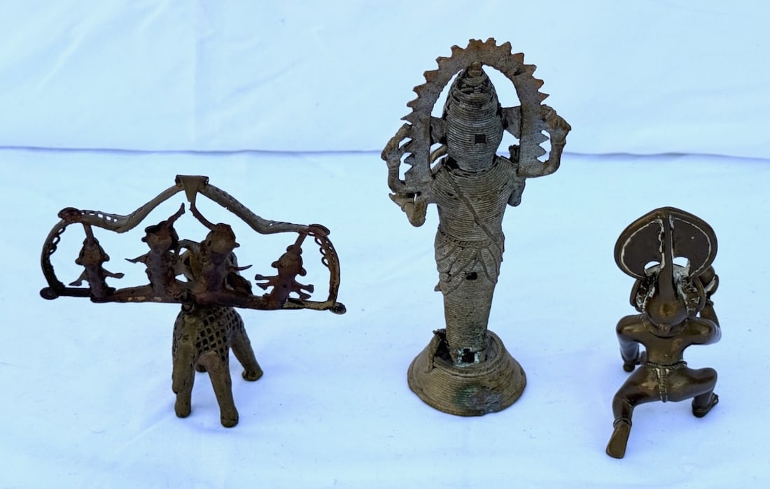 3 Bronze Statues - 2