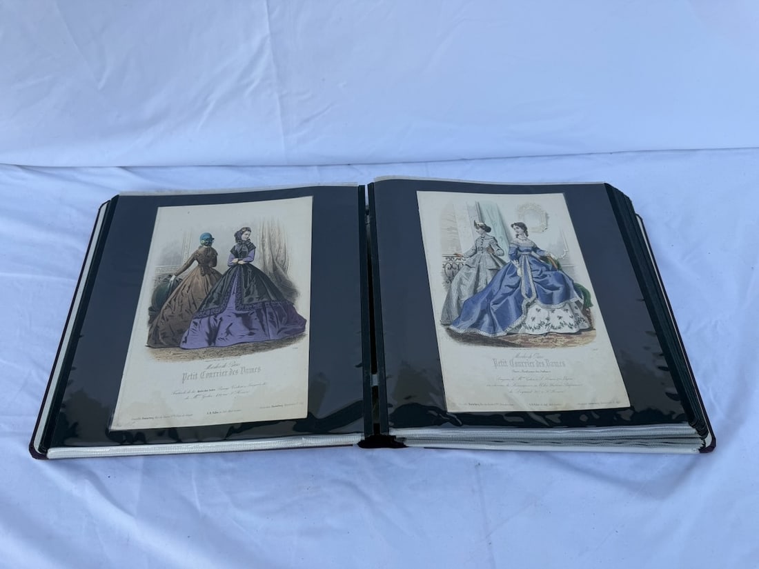 Album of Fashion Plates: 130 Total; Most from 1860's