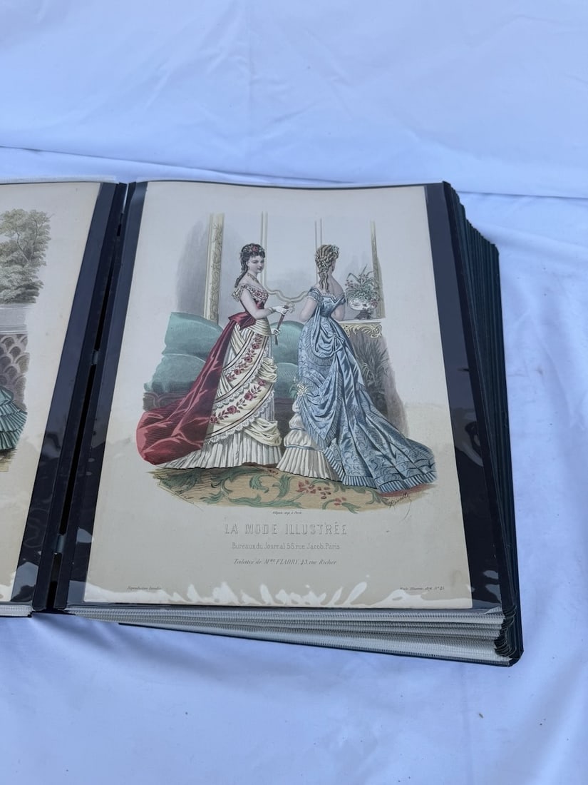 Large Album of Fashion Plates: 163 Total; 1875-1879; various illustrations
