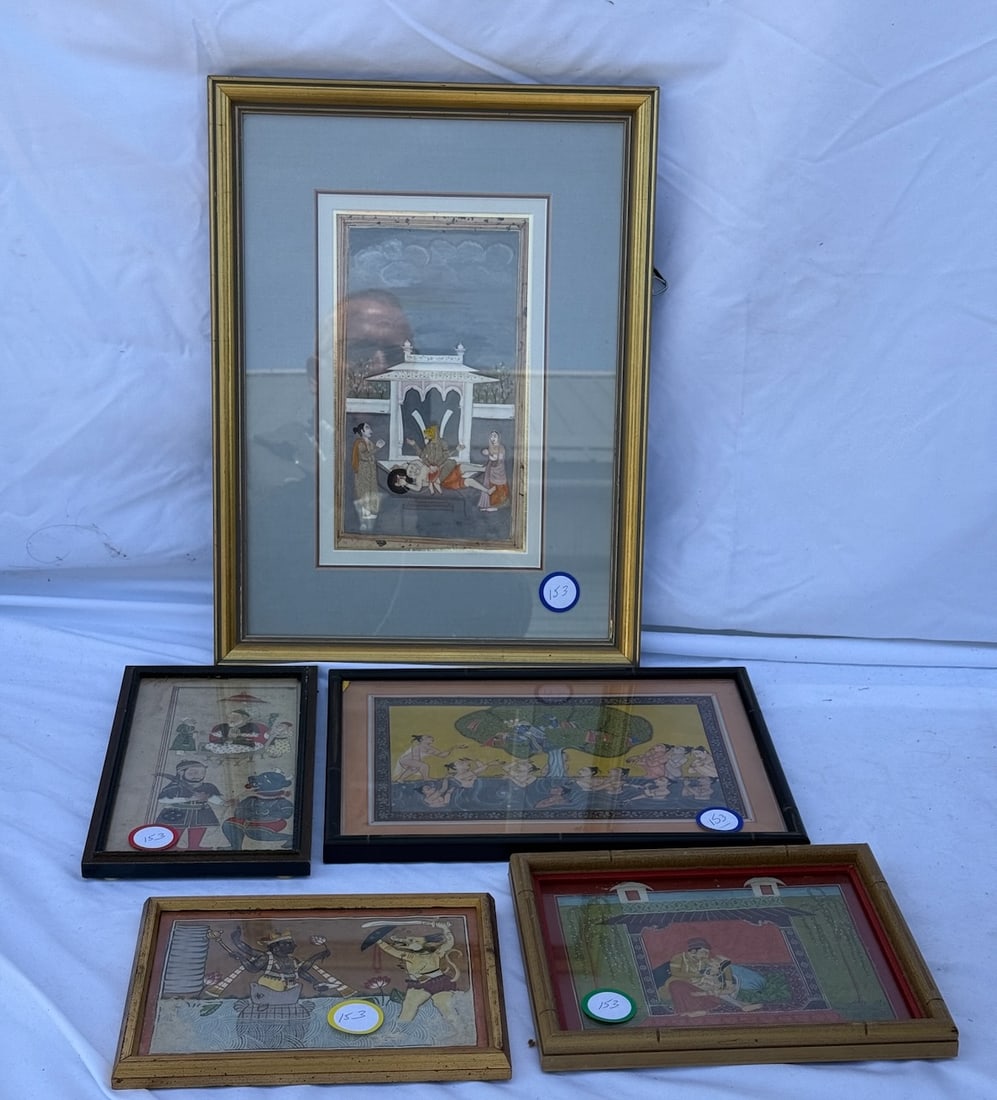 5 Indian Style Art Work Pieces (1 of 3)