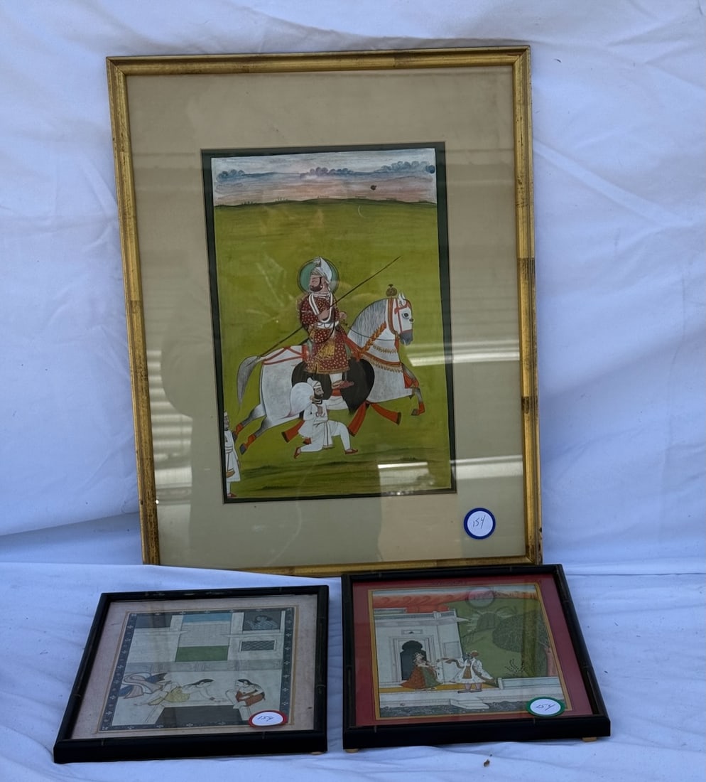 3 Indian Style Art Work Pieces (1 of 5)
