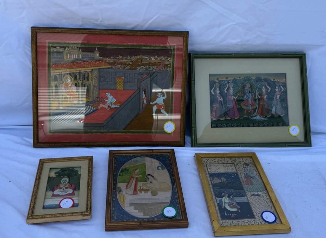5 Indian Style Art Work Pieces (1 of 5)