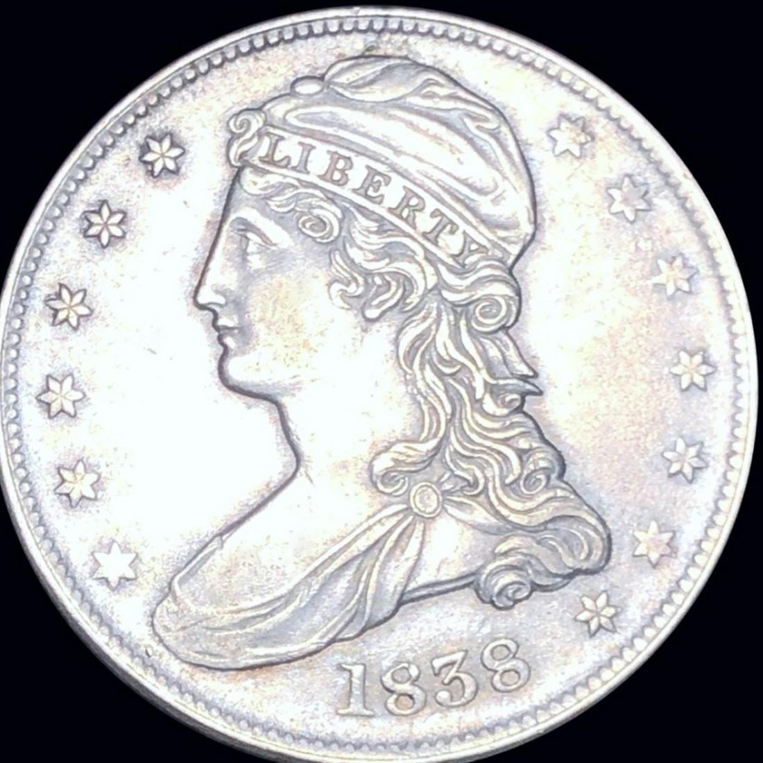 1838 Capped Bust Half Dollar UNCIRCULATED: 1838 Capped Bust Half Dollar UNCIRCULATED