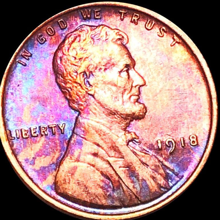 1918 Lincoln Wheat Penny CLOSELY UNCIRCULATED: 1918 Lincoln Wheat Penny CLOSELY UNCIRCULATED