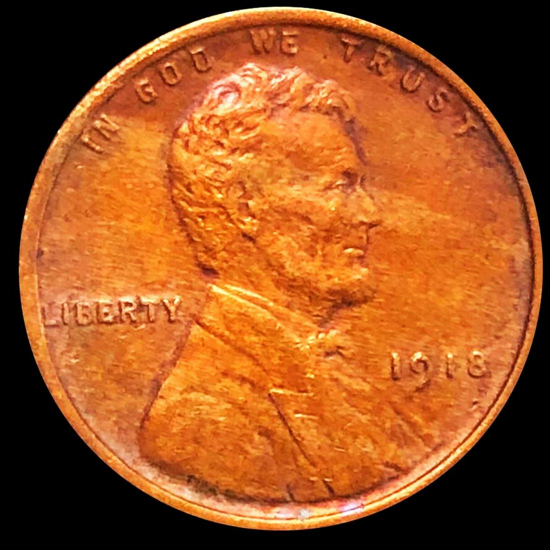 1918 Lincoln Wheat Penny NEARLY UNCIRCULATED: 1918 Lincoln Wheat Penny NEARLY UNCIRCULATED